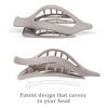 Picture of French Concord Hair Clips - 6Pcs Side Slide Volume Clips for Women Girls, Strong Hold No Slip Grip, Thick or Thin Hair (Matte Finish, L:4.6 IN, W:1.97IN)