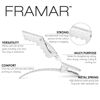 Picture of FRAMAR Glitter Hair Clip Set - Alligator Clips For Hair Styling, Hair Styling Clips Sectioning, Glitter Accessories for Women, Glitter Hair Clips For Women Styling, Salon Hair Clips - 4 Pack