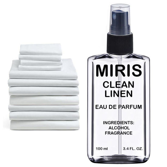 Picture of MIRIS Clean Linen Unisex For Women and Men Eau de Parfum | 3.4 Fl Oz / 100 ml