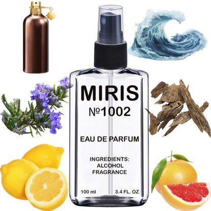 Picture of MIRIS No.1002 | Impression of Aoud Forest | Unisex For Women and Men Eau de Parfum | 3.4 Fl Oz / 100 ml