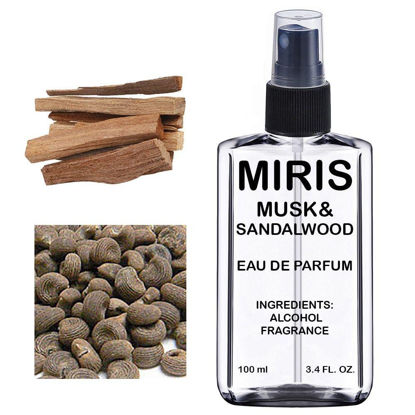 Picture of MIRIS Musk & Sandalwood Unisex For Women and Men Eau de Parfum | 3.4 Fl Oz / 100 ml