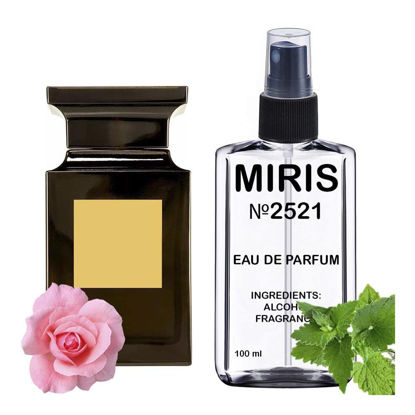 Picture of MIRIS No.2521 | Impression of Noir de Noir | Unisex For Women and Men Eau de Parfum | 3.4 Fl Oz / 100 ml