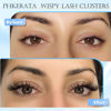 Picture of PHKERATA Natural Lash Clusters Eyelash Extensions Wispy Individual Lashes 120 pcs Eyelash Clusters 10-16 mm Mix Length DIY C Curl Lashes Clusters, Soft and Lightweight