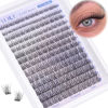 Picture of Natural Lash Clusters Wispy Cluster Eyelash Extensions 168pcs Individual Lashes 8-16mm C Curl DIY Lash Extension Natural Look Soft Thin Band Cluster Lashes by ALICE