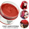 Picture of Red Temporary Hair Color,Natural Hair Color Wax,Kids Temporary Red Hair Spray,Hair Wax Color Spray 4.23 Ounces,Hair Wax Dye for Christmas Parties,Role Playing and Halloween. (Red)