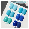 Picture of GAOY Blue Gel Nail Polish, Royal Navy Baby Blue, Bright Llight Blue Gel Polish Kit for Salon Gel Manicure and Nail Art DIY at Home