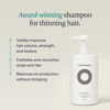 Picture of Nutrafol Shampoo, Cleanse and Hydrate Hair and Scalp, Improves Hair Volume, Strength and Texture, Physician-formulated for thinning hair. Color Safe, Sultate Free - 1 Liter Bottle