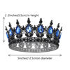 Picture of YOUlDIANZI Queen Crown Rhinestone Wedding Crowns and Tiaras for Women Costume Party Hair Accessories Princess Birthday Crown Crystal Bridal Crown