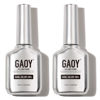 Picture of GAOY 2Pcs 16ml Gel Nail Glue, Gel X for Acrylic Nails Tips, 2 in 1 Nail Glue and Base Coat, UV Light Cure