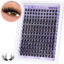 Picture of Lash Clusters Wispy Eyelash Extensions 168pcs Fluffy Individual Lashes 10-18mm Waterproof Natural DIY Lash Extensions Cluster Eyelash Extensions by ALICE