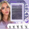 Picture of Lash Clusters Wispy Eyelash Extensions 168pcs Fluffy Individual Lashes 10-18mm Waterproof Natural DIY Lash Extensions Cluster Eyelash Extensions by ALICE