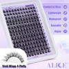 Picture of Lash Clusters Wispy Eyelash Extensions 168pcs Fluffy Individual Lashes 10-18mm Waterproof Natural DIY Lash Extensions Cluster Eyelash Extensions by ALICE