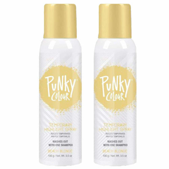 Picture of Punky Temporary Hair Highlight Spray, Beach Blonde, 3.5 oz, 2-Pack