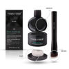 Picture of THICK FIBER Root Touch Up Powder - Water & Sweat Resistant Hair Loss Concealer Set for Thinning Hair Women, Includes Brush (Black)
