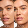 Picture of Saie Glowy Super Gel Lightweight Illuminator - Luminizer and Makeup Primer for Glowing Skin - Enriched with Vitamin C + Hydrating Squalane Oil - Wear Alone or Under Makeup - Roseglow (1 oz)