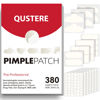Picture of Large Pimple Patches for Face, Hydrocolloid Acne Patches, Variety Shapes Zit Covers, Stickers with Tea Tree, Salicylic Acid & Cica Oil| Round,Moon,Strip,Square,Rectangle,Nose Strip |8 Sizes |380 Count