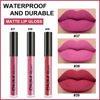 Picture of evpct DNM 3Pcs Rose red plum Warm pink Deep cranberry Matte Liquid Lipstick Set for Women 24-hour Matte Lipstick Lip Stain Gloss Long Lasting 24 Smudge Waterproof labiales matte mate larga duracion 24