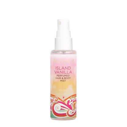 Picture of Pacifica Mini Island Vanilla Perfumed Hair & Body Mist, Alcohol-Free Spray Designed For Head-To-Toe Wear, Vegan & Cruelty-Free, 2 Fl Oz
