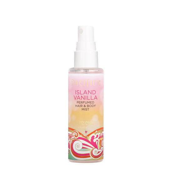 Picture of Pacifica Mini Island Vanilla Perfumed Hair & Body Mist, Alcohol-Free Spray Designed For Head-To-Toe Wear, Vegan & Cruelty-Free, 2 Fl Oz