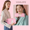 Picture of YOOLIFE Gifts for Women Girls - Christmas Gifts for Women 2024, Stocking Stuffers for Teens, Personalized Birthday Gifts for Women Her Mom Friend Bridesmaid Girlfriend Teacher, Initial Makeup Bag A