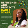 Picture of Locsanity Rosewater and Peppermint Daily Moisturizing Spray - Jumbo Size Hydrating Dreadlock Spray to Nourish the Scalp and Protect Hair From Oil and Buildup (32oz)