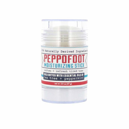 Picture of Rinse Bath & Body Peppofoot Heel Balm Stick - Handmade Heel Balm for Dry Cracked Feet with Peppermint and Tea Tree Oils | Ultra Moisturizing | No Mess Cracked Heel Stick | All Natural | 2oz
