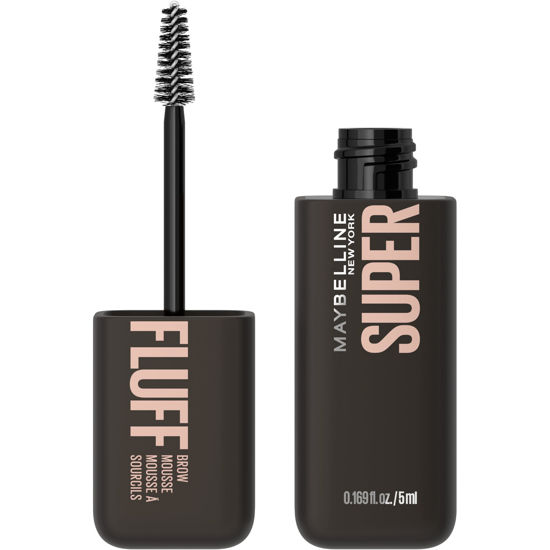 Picture of Maybelline Superfluff Volumizing Brow Mousse, All Day Tinted Brow Gel For Soft Full Brows, Black, 1 Count