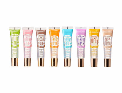 Picture of Ruby Kisses Broadway Vita-Lip Clear Lip Gloss - Moisturizing, Hydrating, Nourishing with Mint, Rosehip, Coconut, Mango, Argan, Honey & Shea