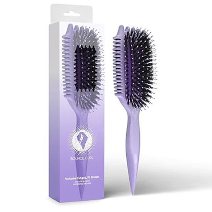Picture of Bounce Curl Volume EdgeLift Brush, 5-in-1 Tool for Volumized Waves, Curls & Coils - Purple