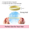 Picture of LuSeren 120 Pcs No Damage Hair Ties for Women Thick Hair,Large Soft Seamless Nylon Cloth Hair Ties Ponytail Hair Holders Hair Elastics Hair Band for Women Hair Accessories Neutrals 5