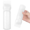 Picture of FXSPLCZ Root Comb Applicator Bottle Oil Applicator for Hair Dye Hair Oiling Bottle with Graduated Scale (White)
