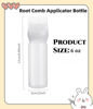 Picture of FXSPLCZ Root Comb Applicator Bottle Oil Applicator for Hair Dye Hair Oiling Bottle with Graduated Scale (White)