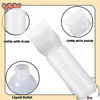 Picture of FXSPLCZ Root Comb Applicator Bottle Oil Applicator for Hair Dye Hair Oiling Bottle with Graduated Scale (White)
