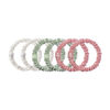 Picture of Bellerose Silk Skinny Scrunchies - 100% 22 Momme Mulberry Silk Hair-Friendly Elastic Set (6 Luxurious Scrunchies for Women)