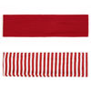 Picture of TERSE Christmas Headbands for Women Short Hair Striped Headbands Non Slip Elastic Sweat Hairbands Soft Fabric Hair Bands Workout Yoga Running Sport Christmas Hair Accessories
