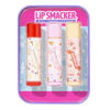 Picture of Lip Smacker Holiday Christmas Flavored Lip Balm Original & Best Tin - Moisturizing, Soothing Trio Eggnog, Gingerbread, & Candy Cane