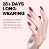Picture of CANNI Gel Nail Polish Red Colors, 1Pcs Red Gel Polish Maroon Deep Red Color Nail Polish Gel High Gloss Soak Off U V Gel Nail French Nail Manicure Salon DIY