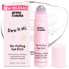 Picture of grace & stella Eye Serum Roller - Under Eye Brightener - Niacinamide, Retinol, Caffeine Eye Cream Serum - Eye Roller for Puffy Eyes, Eye Bags, Dark Circles, Wrinkles - Vegan Skincare (15ml/0.51 floz)