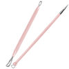 Picture of Teenitor Pimple Extractor Acne Treatment Tool Blackhead Comedone Removal 2-in-1 Popper Tool for Face Blackhead Extractor Tool Pink