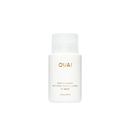 Picture of OUAI Body Cleanser, St. Barts Travel Size - Foaming Body Wash with Jojoba Oil & Rosehip Oil to Hydrate, Balance & Soften Skin - Paraben, Phthalate & Sulfate Free Skin Care Products (3 fl oz)