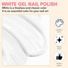 Picture of Makartt Gel Nail Polish, 1 Pcs 15ml White Gel Nail Polish For UV LED Light Blanc Gel Polish Soak Off By Acetone For Manicure DIY Nail Art Designs Home Salon
