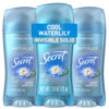 Picture of Secret Fresh Antiperspirant and Deodorant for Women, 48hr Freshness, Sweat & Odor Protection, PH Balancing Minerals, Invisible Solid, Waterlily Scent, 2.6 oz (Pack of 3)