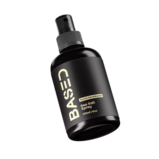 Picture of BASED BODYWORKS Sea Salt Spray, Natural Finish Sea Salt Spray for Hair, Volumizes & Texturizes, Infused with Kelp & Vitamin B5, Light & Non-Greasy, Paraben, Sulfate, Phthalate Free, 6 oz (Pack of 1)