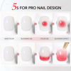 Picture of GAOY 2 Pcs Blooming Gel, 16ml Clear Blooming Gel Nail Polish, Spreading Effects Soak Off UV Gel for Nail Art DIY