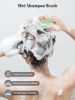 Picture of HEETA Hair Scalp Massager Shampoo Brush 2 Pack, Soft Silicone Bristles to Remove Dandruff, Waterproof Hair Scrubber for Both Wet Dry Hair, Suitable for Men & Women (Light Beige&Green)