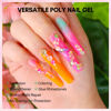 Picture of Makartt Poly Nail Gel： Gel Builder for Nail Extension, Dark Hot Pink 50ML, Natural-Looking Nail Strengthener 3D Diy Hard Gel Manicures Nail Art At Home-Flamingo