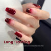 Picture of RARJSM Nude Dark Red Gel Nail Polish Cherry Wine Red Burgundy Neutral Skin Tone Sheer Jelly Gel Polish 15ml Single Bottle Transparent Nail Gel Polish Soak off UV LED Cured for Home Salon DIY Manicure