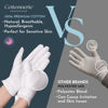 Picture of Gaxcoo Cottonnerie Cotton Gloves for Dry Hands Sleeping, Moisturizing Gloves Overnight, Hand Moisturizer Gloves, Moisture Gloves for Dry Hands Overnight, Sleeping Eczema Gloves, Medium 7 Pair, Black