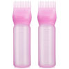 Picture of Pimoys 2 Pack Root Comb Applicator Bottle, 6 Ounce Oil Applicator for Hair Dye, Hair Oiling Applicator Hair Coloring Brush Bottle with Graduated Scale