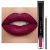 Picture of MAKI YIKA Dark Purple Lipstick for Women Color Stay Long Lasting Lipsticks, No Smudge Purple Matte Liquid Lipstick Transferproof Cruelty-Free Lip Color, In Charge